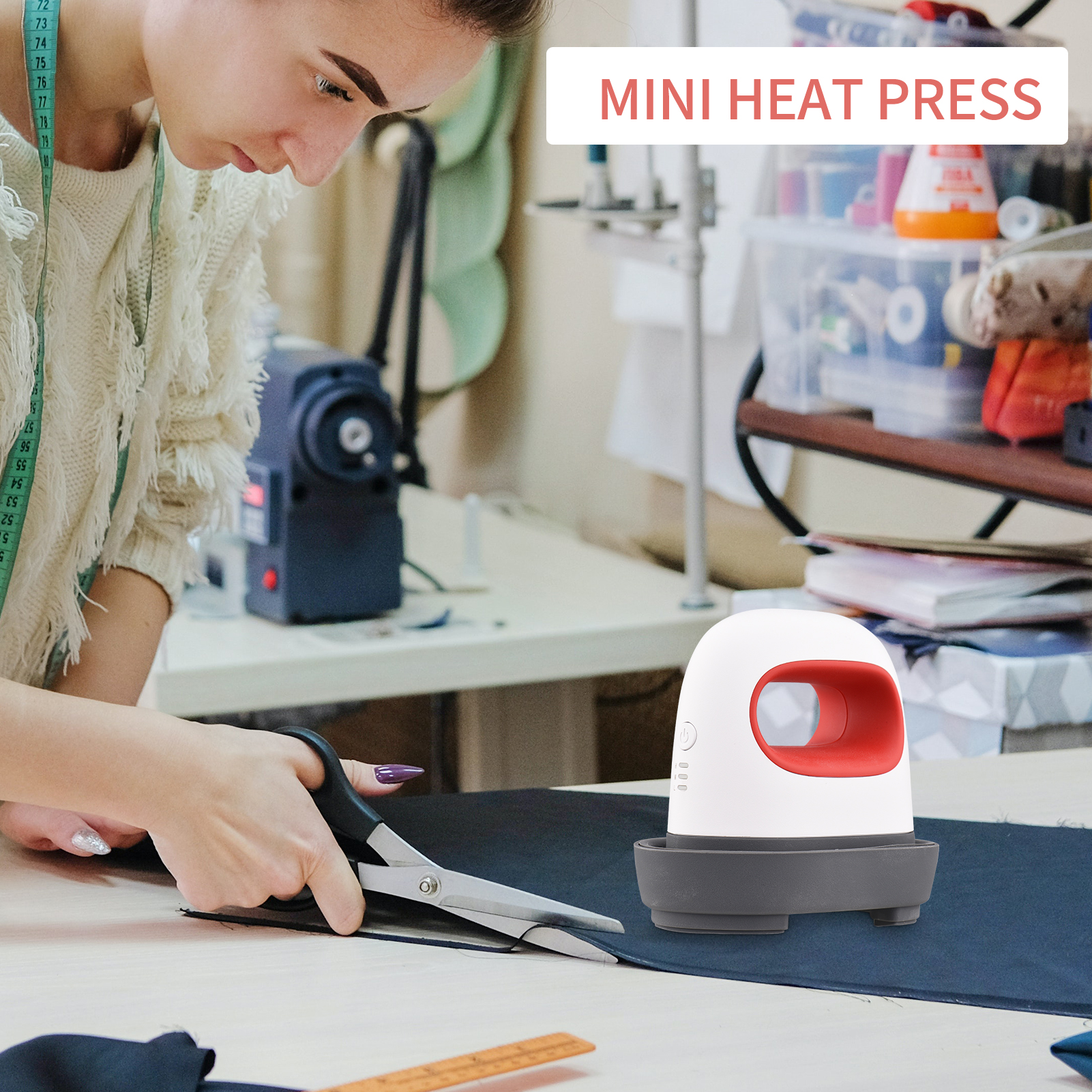 Commercial Printing Press - Portable 220V Mini Heat Press Machine