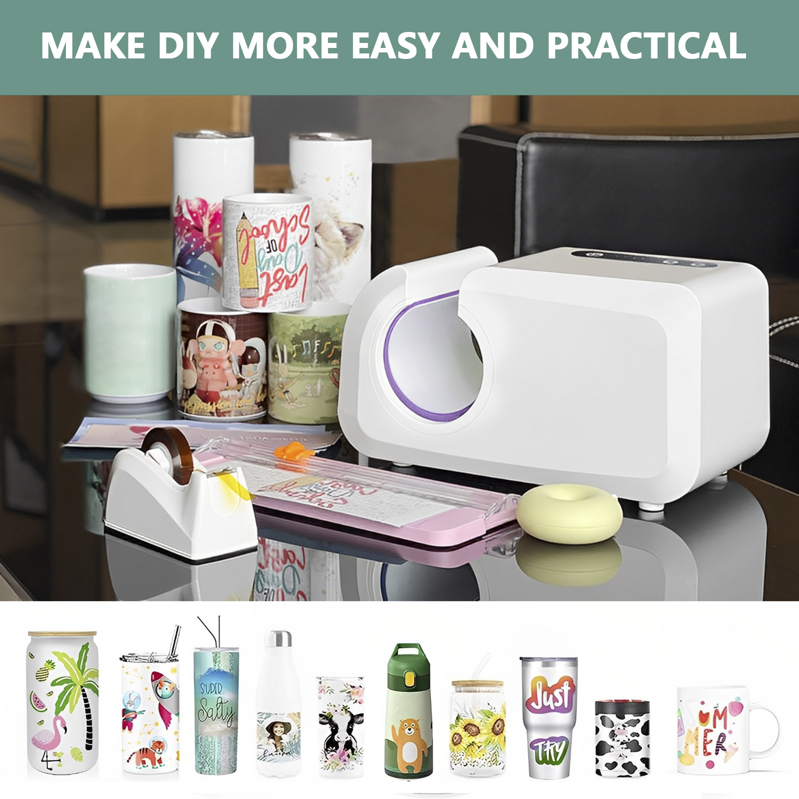 3Pcs Sublimation Tumbler Wrap  – Commercial Printing Press recenzja i cena
