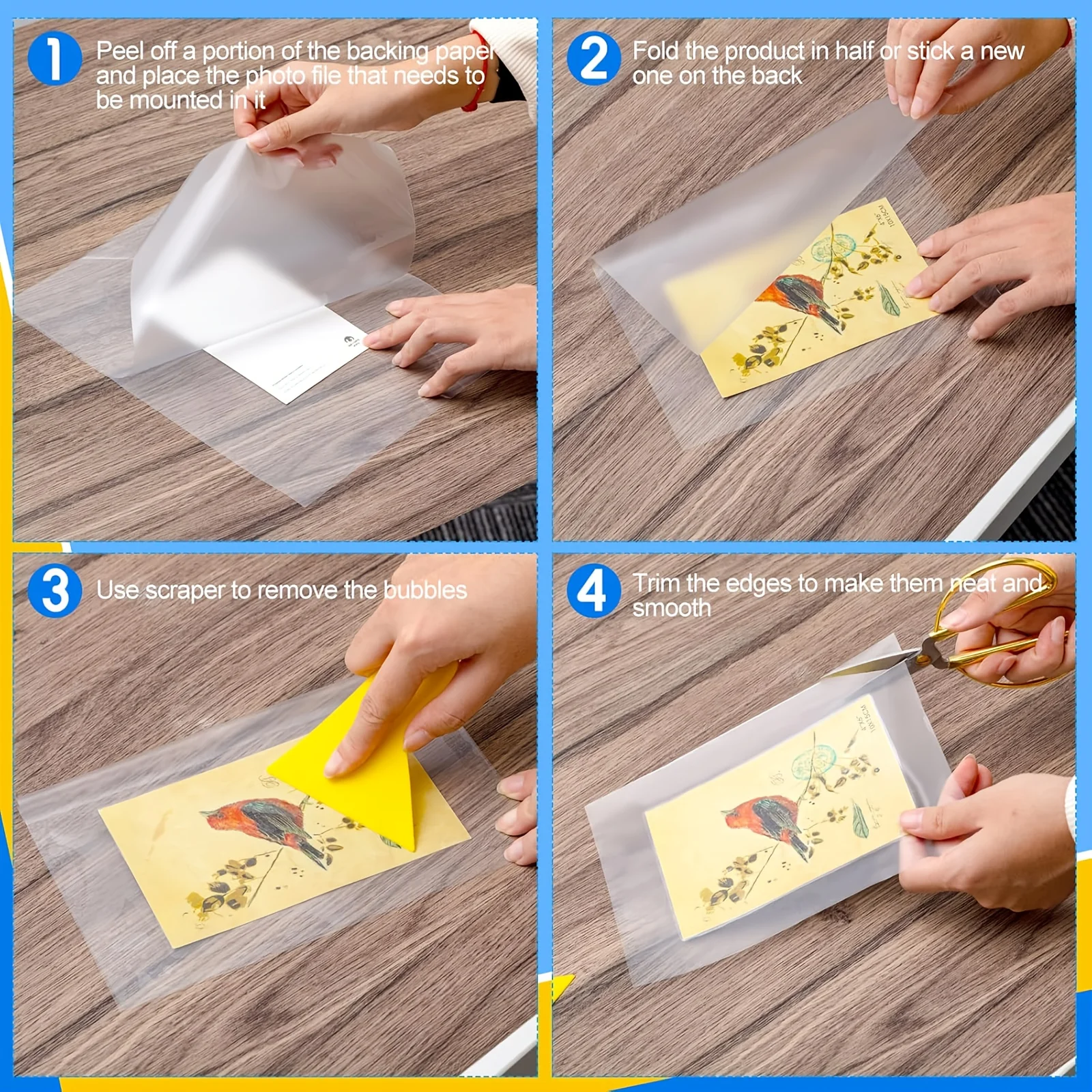 10/20/50 Sheets A4 Matte Clear – Laminator Cold Roll recenzja i cena
