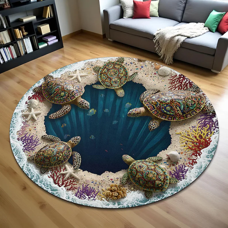 3D Mountain Hole Printed Rug M – Wholesale Commercial Printing recenzja i cena