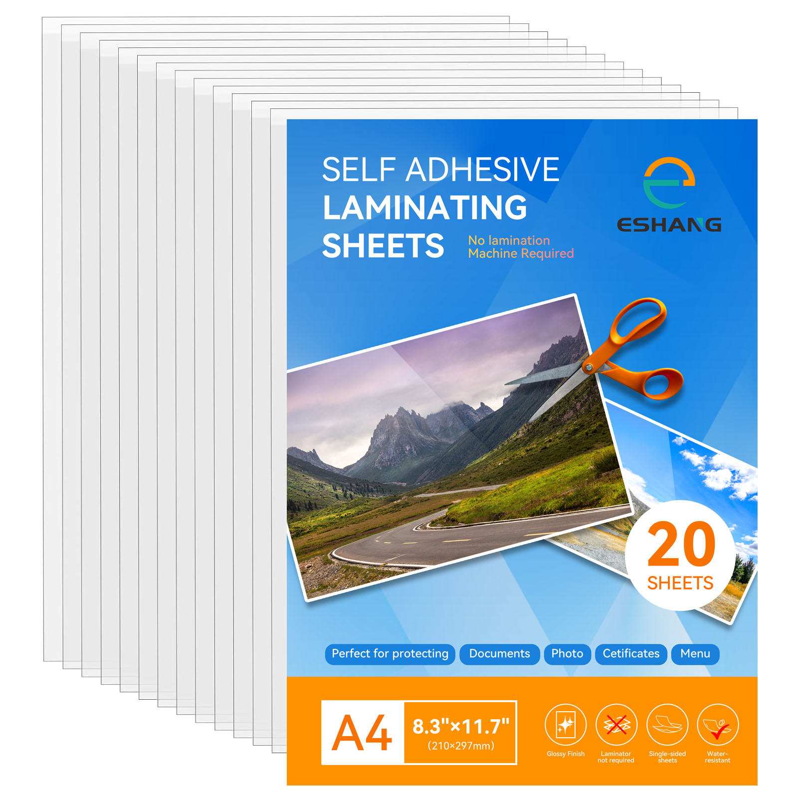 ESHANG 20Sheets Clear Cold Lam – Laminator Cold Roll recenzja i cena