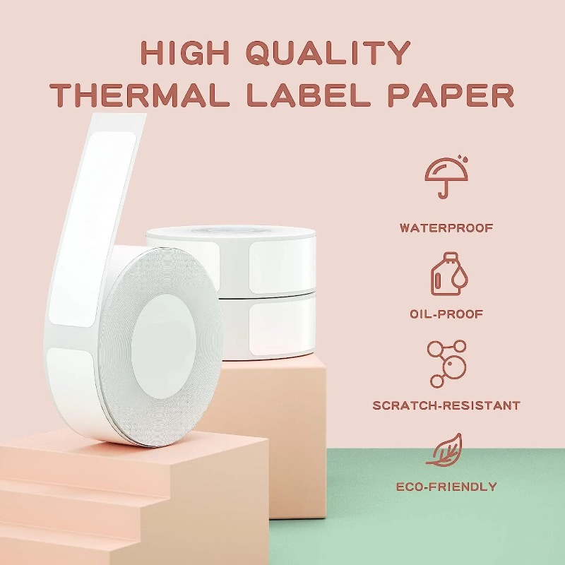 Thermal Label Sticker Tape 12m – Commercial Label Printing Machine recenzja i cena