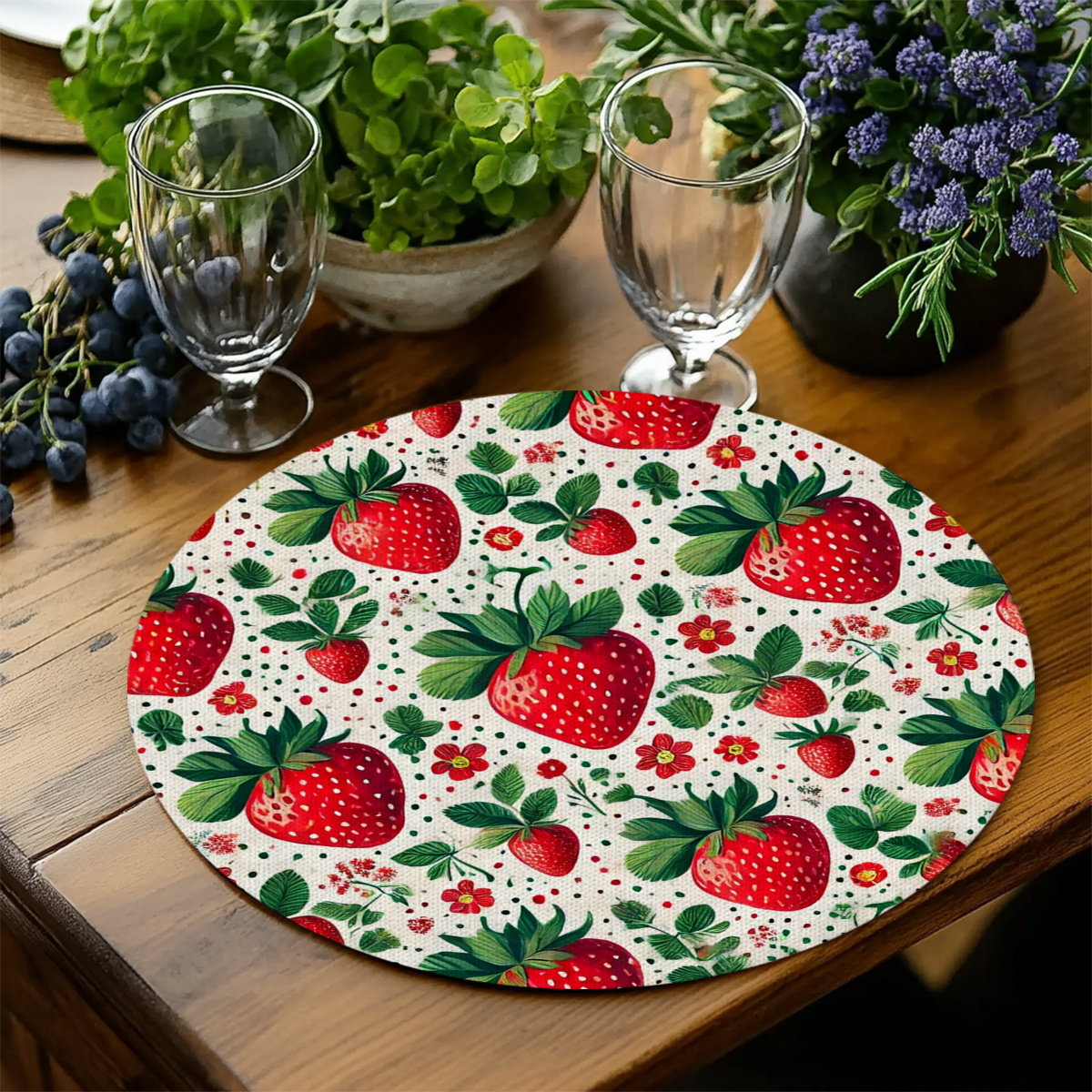 4PCS 2D flat print, strawberry – Commercial Printing & Packaging Pvt Ltd recenzja i cena