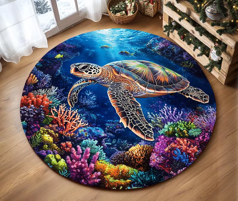 Ocean Themed Rug Sea Turtle Pr – Wholesale Commercial Printing recenzja i cena