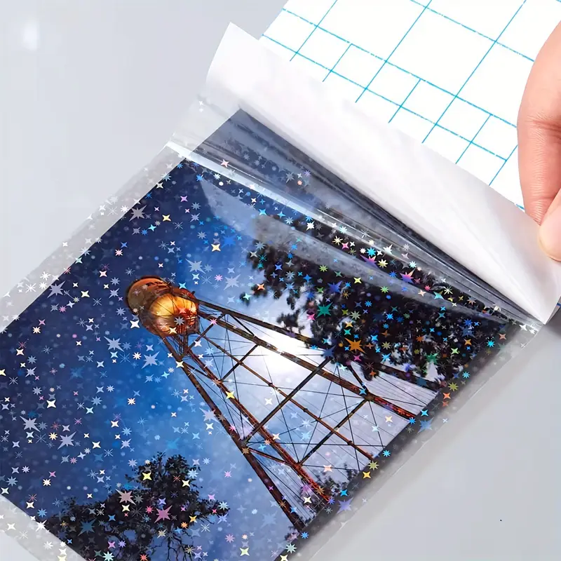 20 Sheets Holographic PVC Stic – Laminator Cold Roll recenzja i cena