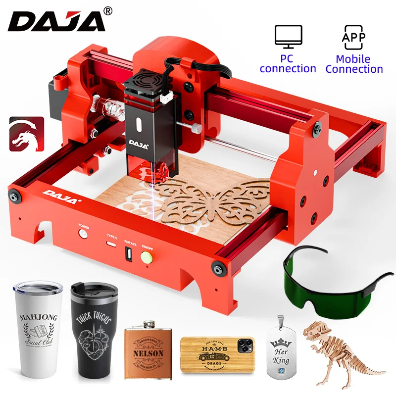 DAJA A7 Laser Engraver 5W Mini – Commercial Printing Machine recenzja i cena