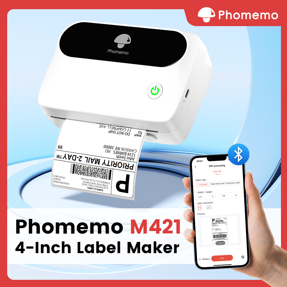 M421 Portable Bluetooth 4x6 Th – Commercial Label Printing Machine recenzja i cena