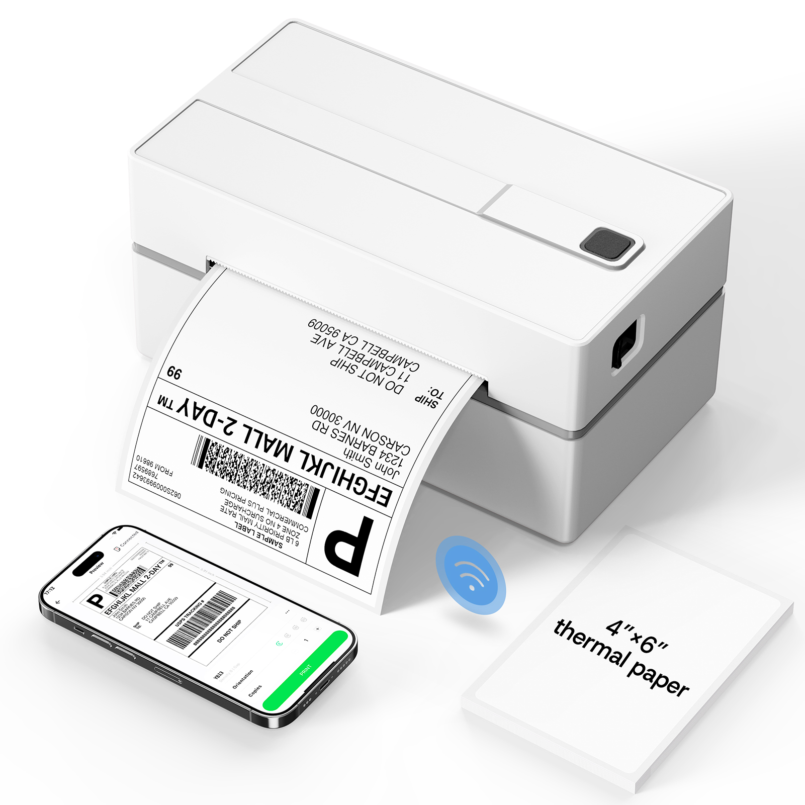 Thermal Label Printer -4x6 Shi – Commercial Label Printing Machine recenzja i cena