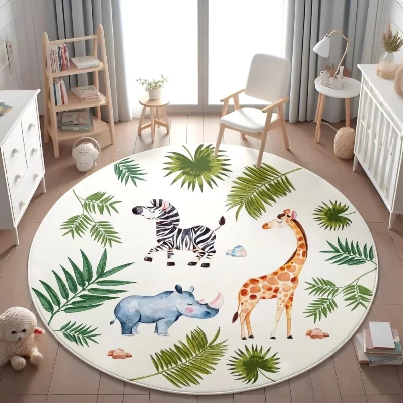 Circular Carpet Zoo Giraffe El – Wholesale Commercial Printing recenzja i cena