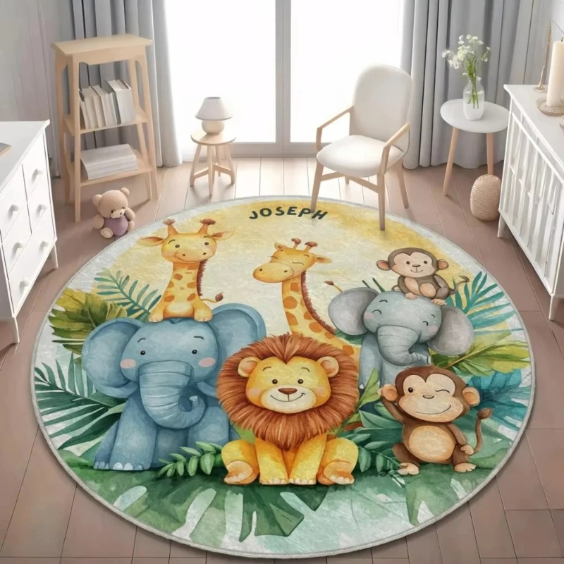 Circular Carpet Zoo Giraffe El – Wholesale Commercial Printing recenzja i cena