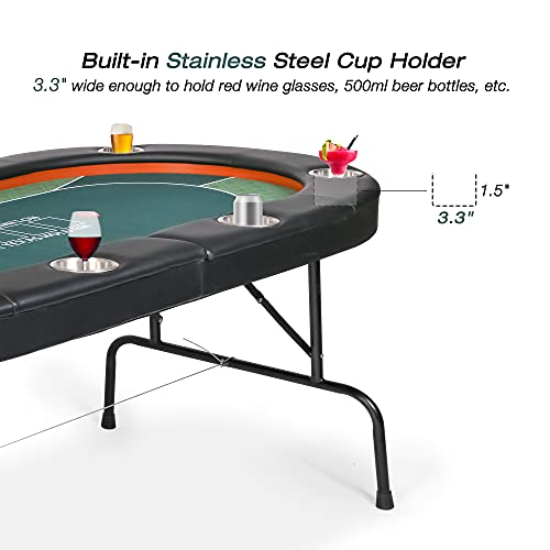 8-Player Foldable Poker Table  – Commercial Printing & Packaging Pvt Ltd recenzja i cena
