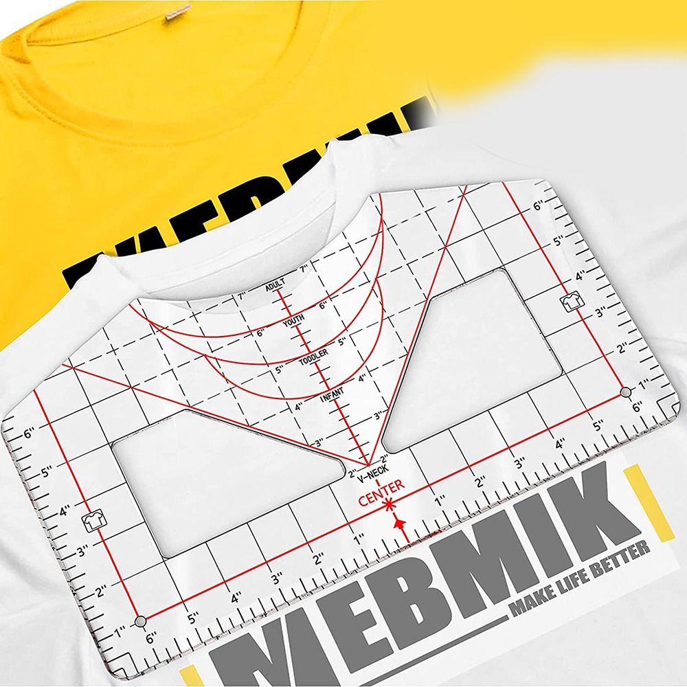 Tshirt Ruler Guide for Vinyl A – Commercial Printing Press recenzja i cena