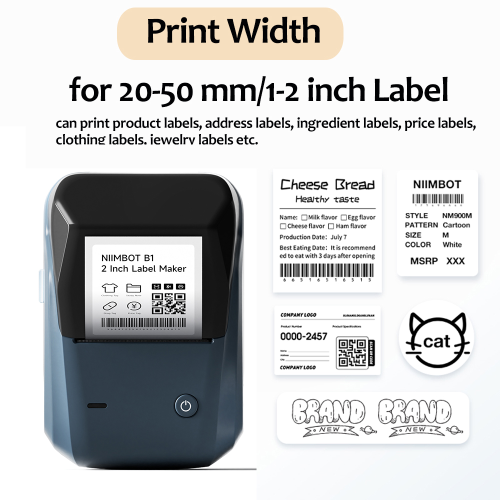 Niimbot B1/B1 PRO Thermal Labe – Commercial Label Printing Machine recenzja i cena