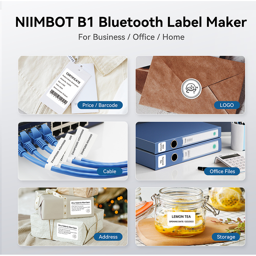 Niimbot B1/B1 PRO Thermal Labe – Commercial Label Printing Machine recenzja i cena